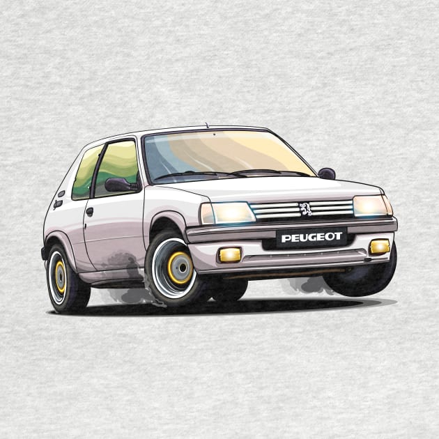 Peugeot 205 GTI by Mario Ramos Rally Art